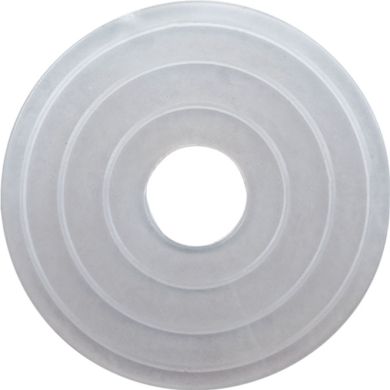 Washer H.0,2xD.5,2cm hole 1,35cm in trasnparent polyethyne