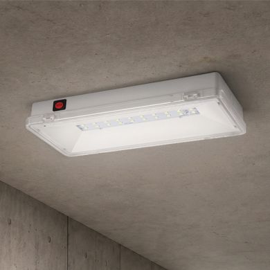 Luz de emergência KALLUS mista 1x4,5W LED 200lm 4000K C.23,5xL.10,5xAlt.3,6cm Branco
