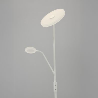 Floor Lamp BAYANI with reading arm 28W+6W LED 3000-6500K H.179xD.25cm white