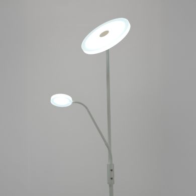 Floor Lamp BAYANI with reading arm 28W+6W LED 3000-6500K H.179xD.25cm white