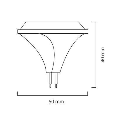 Bombilla GU5.3 2020 LED 12V 3.5W 4000K 330lm