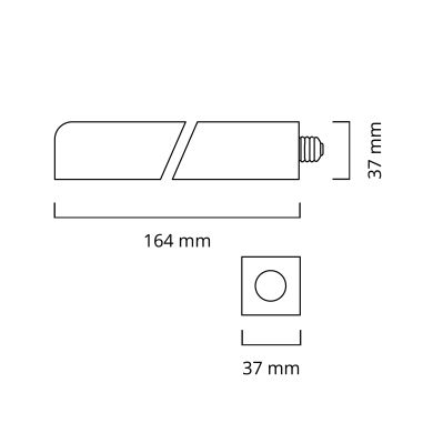 Lâmpada E27 (grosso) Bona 2020 LED 8W 4000K 870lm