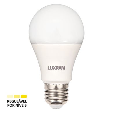 Lâmpada E27 (grosso) GLS (standard) DURAMAX LED Regulável p/níveis 18W 6400K 1521lm