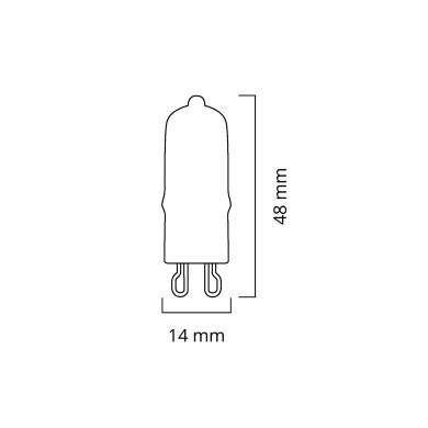 Light Bulb G9 HALOLED 3W 3000K 200lm