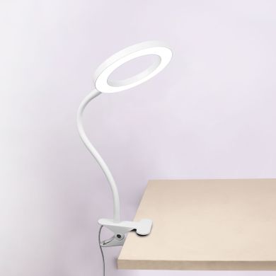 Table lamp  NICE 9W LED 3000-4000-6000K with clip in white