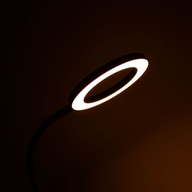 Candeeiro de mesa NICE com mola 9W LED CCT 3000-4000-6500K em preto