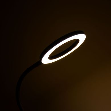 Candeeiro de mesa NICE com mola 9W LED CCT 3000-4000-6500K em preto