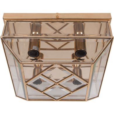 Plafond CLEO 4xE14 L.29xW.29xH.15cm Gold