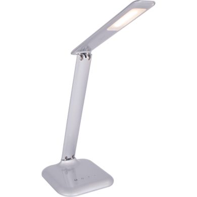 Candeeiro de mesa PYTHON 1x5,2W LED 500lm 3000-6000K C.32xL.15xAlt.33cm prata