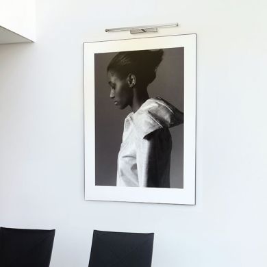 Aplique RIVERA 1x8W LED 370lm 4000K C.45xL.12,8xAlt.4,5cm cromado