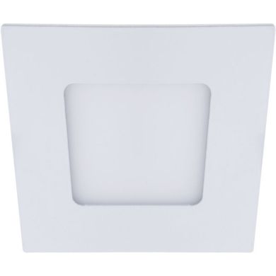 Foco de encastrar FRANCO quadrado 1x3W LED 168lm 6000K 180° C.8,5xL.8,5xcm branco