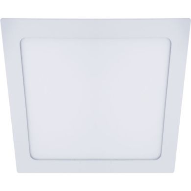 Downlight FRANCO square 1x18W LED 1260lm 3000K 120° L.22,5xW.22,5xH.0,2cm White