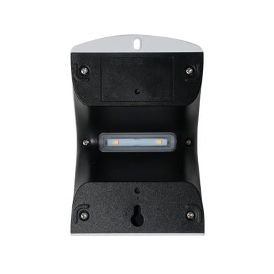 Solar Wall Lamp SOLARIS IP65 1,5W 220lm LED 3000K+back LED 3000K L.9,65xW.7,94xH.14,49cm White