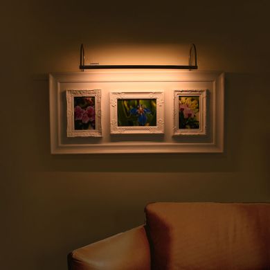 Wall Lamp VHILS 1x7W LED 560lm 2700K L.67xW.15xH.18cm Satin Nickel