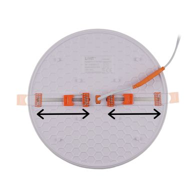 Foco de encastrar LIRA CCT redondo 36W LED 4000lm 3000-4000-6500K Alt.2xD.22cm branco