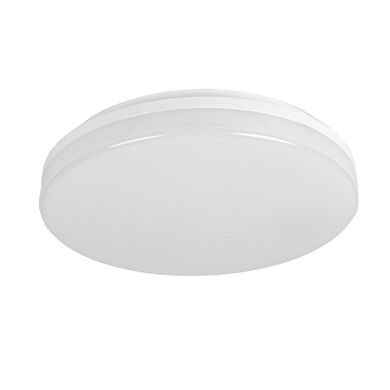 Plafond MEDINA grande IP54 1x36W LED 2880lm 4000K Alt.5,5xD.33cm branco