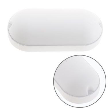 Aplique KASAI IP65 1x18W LED 1260lm 3000K C.21xL.9,5xAlt.5,2cm branco