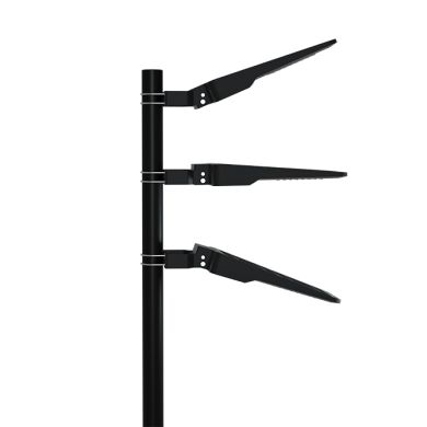 Aplique solar DALTON c/sensor e painel solar IP65 25W LED 3000lm 6000K 90° C.23,19xL.49,25xAlt.5,8cm