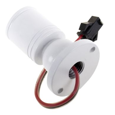 Foco orientável MELVIN redondo 1W LED 70lm 3000K Alt.4xD.3cm branco