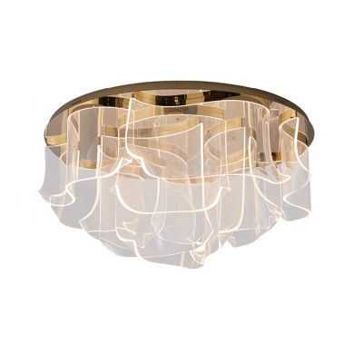 Plafón CLAIRE CCT LED 150W 6750lm 2700K/4000K/6000K D.150cm Dorado