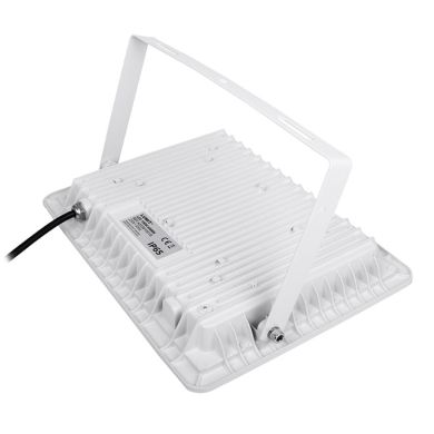 Projector TUMUT IP65 100W LED 8500lm 6400K 120°C.27,1xL.3,5xAlt.21,0cm branco