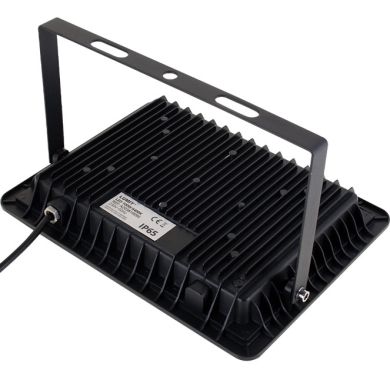 Projector TUMUT IP65 100W LED 6000lm 6400K 120°C.27,1xL.3,5xAlt.21,0cm preto