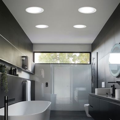 Foco de encastrar BUTUT redondo 18W LED 1600lm 4000K Alt.2,6xD.17,0cm branco