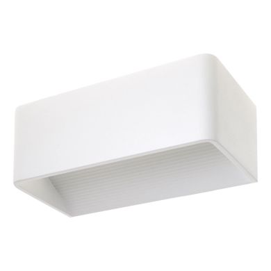 Aplique ETEL 6W LED 520lm 4000K C.20xL.8xAlt.10cm branco