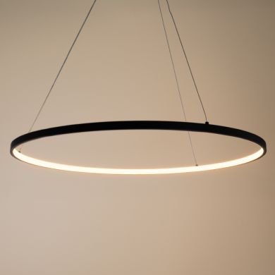Colgante SELMA 36W LED 3CCT 1100lm D.80cm negro