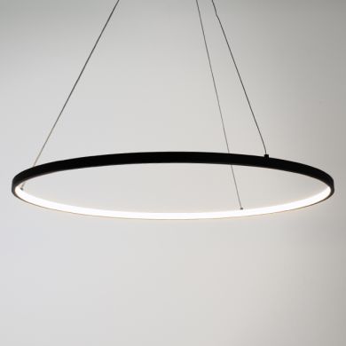Colgante SELMA 36W LED 3CCT 1100lm D.80cm negro