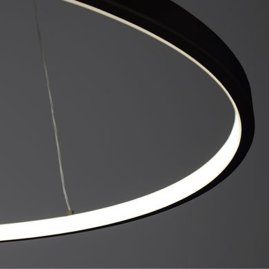 Colgante SELMA 36W LED 3CCT 1100lm D.80cm negro