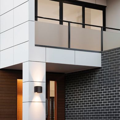 Wall Lamp SALAS IP65 2x3W LED 500lm 3000K L.14xW.12xH.10cm Black