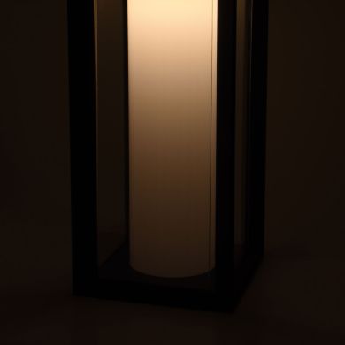 Table Lamp KAYLA with USB cable and charger IP54 1x2W LED 200lm L.16xW.16xH.47cm Black w/solar panel