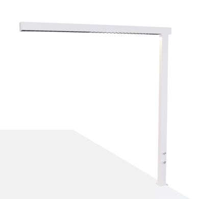 Table lamp WORK 25W+25W LED 4000K with clip in white
