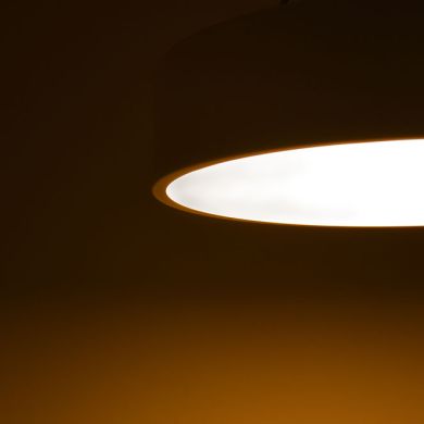 Plafond BILAC redondo 1x40W LED 5390lm 3000K Alt.9xD.40cm branco