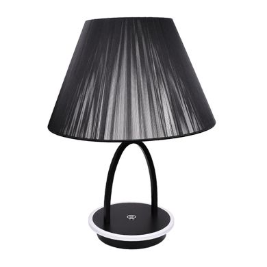 Base for Table Lamp MAIA 1xE27+1x6W LED 4000K H.35.xD.22cm black