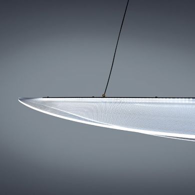 Suspensão CORALINA 112W LED 10080lm 3200/4000/6000K C.120xL.35xAlt.Reg. cm dourado