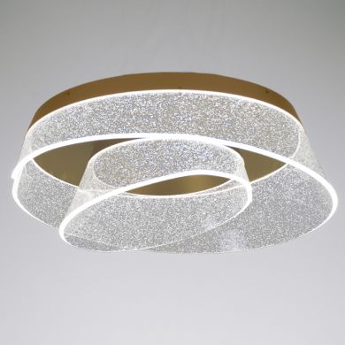 Plafond LED CAMILLE CCT 30W 630lm 2700K/4000K/6000K D.50cm Dourado