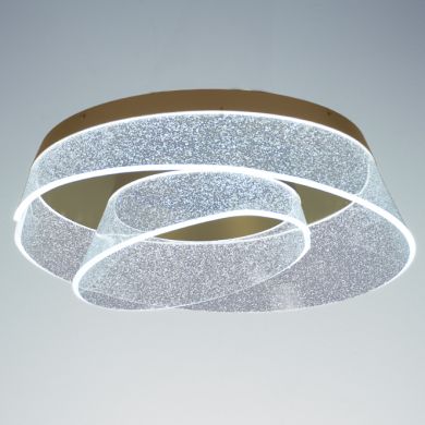 Plafond LED CAMILLE CCT 30W 630lm 2700K/4000K/6000K D.50cm Dourado