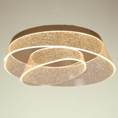 Plafond LED CAMILLE CCT 30W 630lm 2700K/4000K/6000K D.50cm Dourado