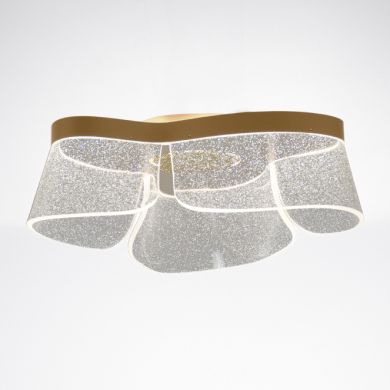 Plafond CAMILLE CCT 40W LED 1000m 2500K/4000K/6000K D.50cm Dourado