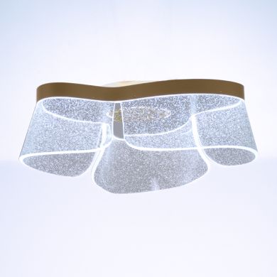 Plafond CAMILLE CCT 40W LED 1000m 2500K/4000K/6000K D.50cm Dourado