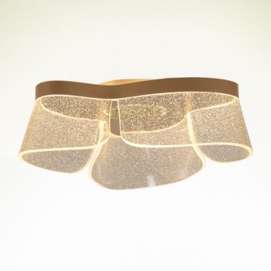 Plafond CAMILLE CCT 40W LED 1000m 2500K/4000K/6000K D.50cm Dourado