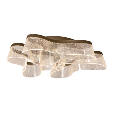 Plafond CAMILLE CCT 50W LED 2200m 2700K/4000K/6000K D.76cm Dourado