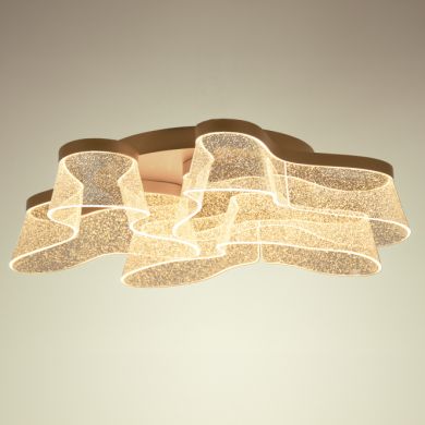 Ceiling Light CAMILLE CCT 50W LED 2200m 2700K/4000K/6000K D.76cm Gold