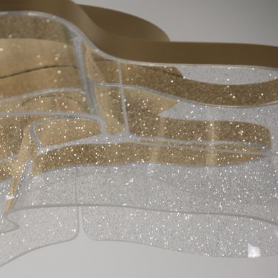 Ceiling Light CAMILLE CCT 50W LED 2200m 2700K/4000K/6000K D.76cm Gold