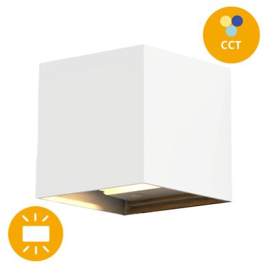 Wall Lamp SORDO IP65 2x3W LED CCT 3000/4000/6500K L.10xW.10xH.10cm White
