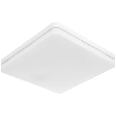 Plafond BISMUTO quadrado 1x48W LED 4320lm 4000K C.30xL.30xAlt.3,5cm branco