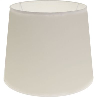 Lampshade CIPRIOTA round & conic fabric PVC802 with fitting E27 H.20xD.25cm Beije