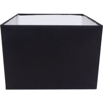 Lampshade GREGO square with fitting E14 L.20xW.20xH.15cm Black